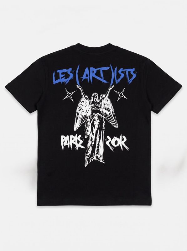 2. T-shirt logata Nero LES (ART)ISTS 26sslkts204