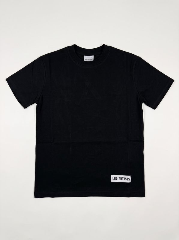 T-shirt logata Nero LES (ART)ISTS