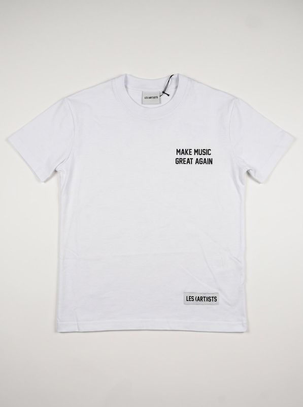 1. T-shirt logata Bianco LES (ART)ISTS 26sslkts230