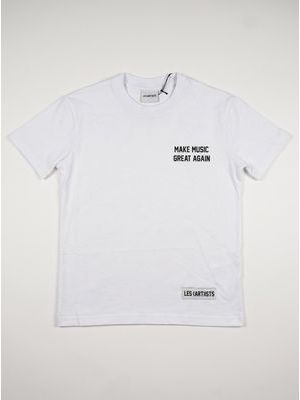 1. T-shirt logata Bianco