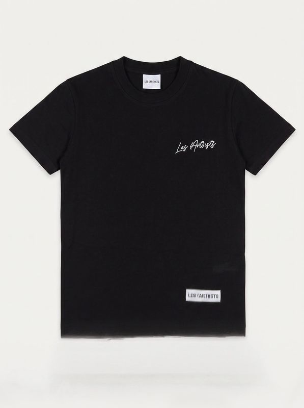 1. T-shirt logata Nero LES (ART)ISTS 26sslkts222