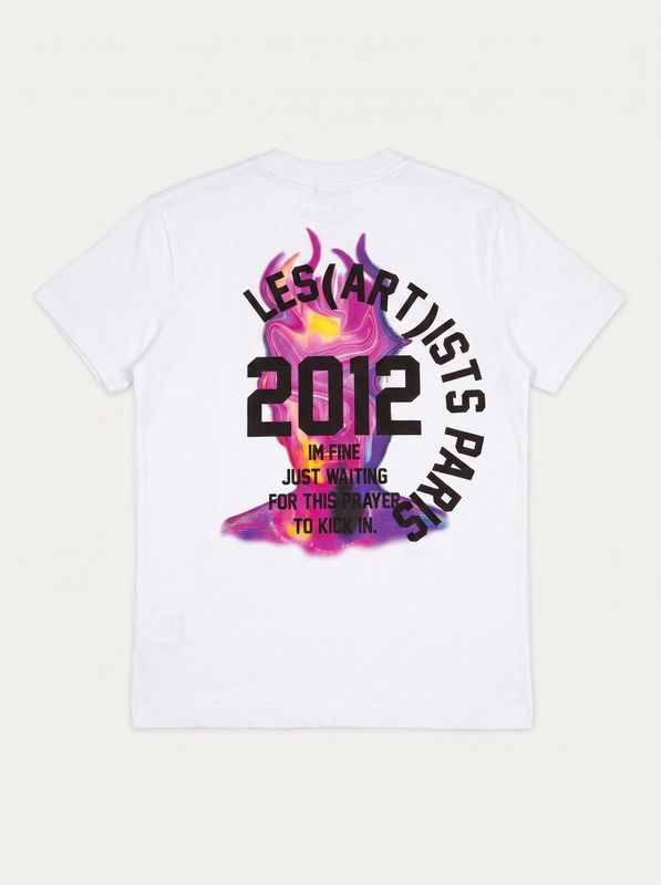 2. T-shirt logata Bianco LES (ART)ISTS 26sslkts216