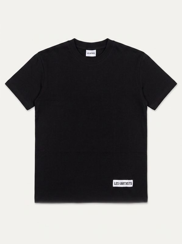 1. T-shirt logata Nero LES (ART)ISTS 26sslkts241