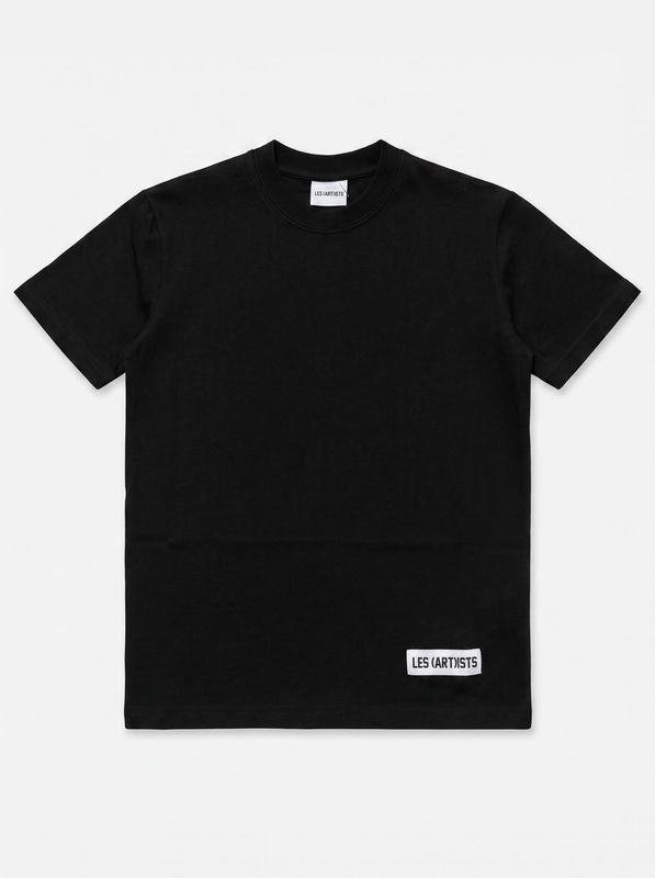 1. T-shirt logata Nero LES (ART)ISTS 26sslkts200