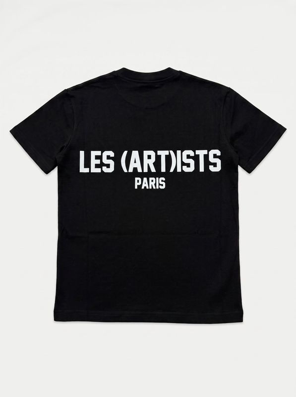 2. T-shirt logata Nero LES (ART)ISTS 26sslkts200