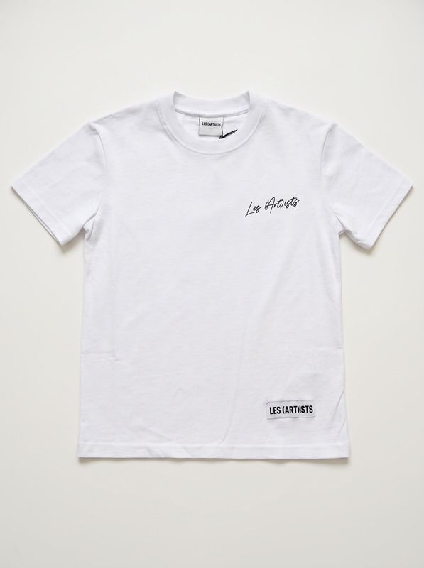 1. T-shirt logata Bianco LES (ART)ISTS 26sslkts223