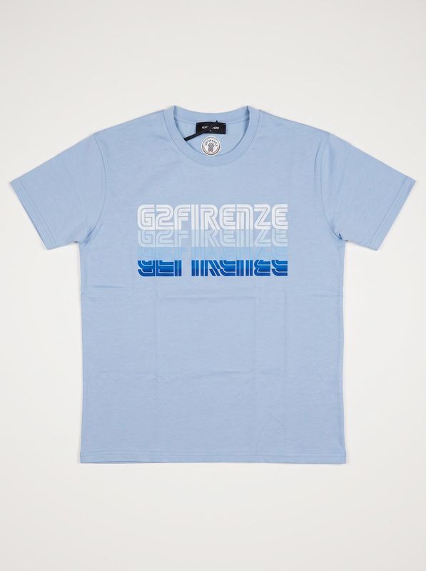 1. Logo T-shirt Celeste G2 Firenze horizon
