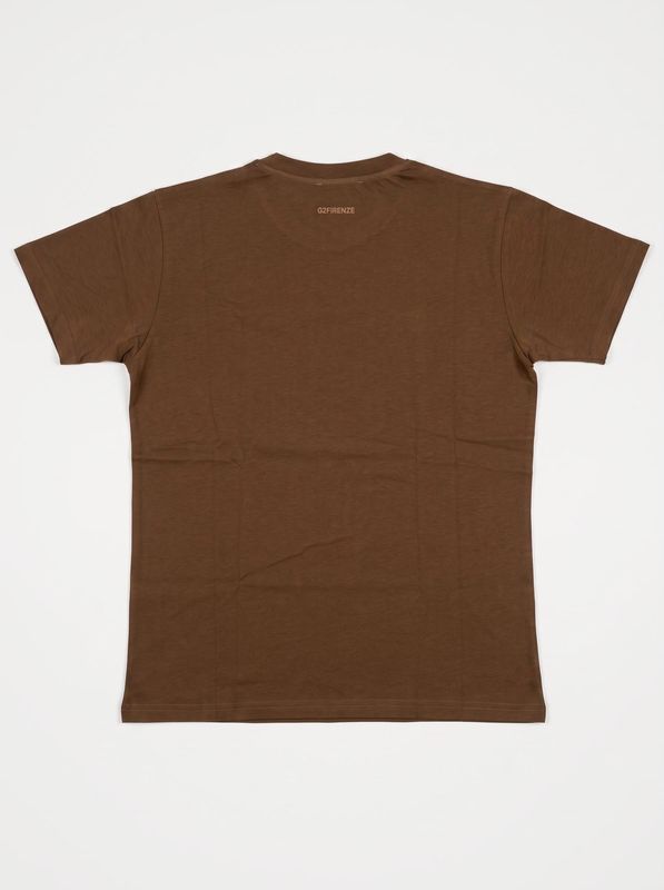 2. T-shirt logata Marrone G2 Firenze horizon