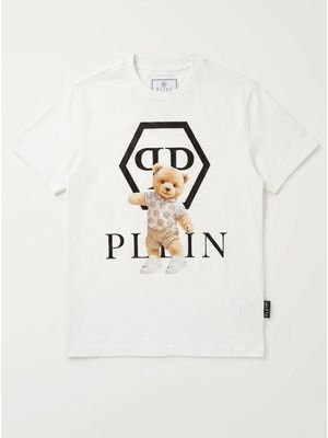 1. Printed T-shirt Cream
