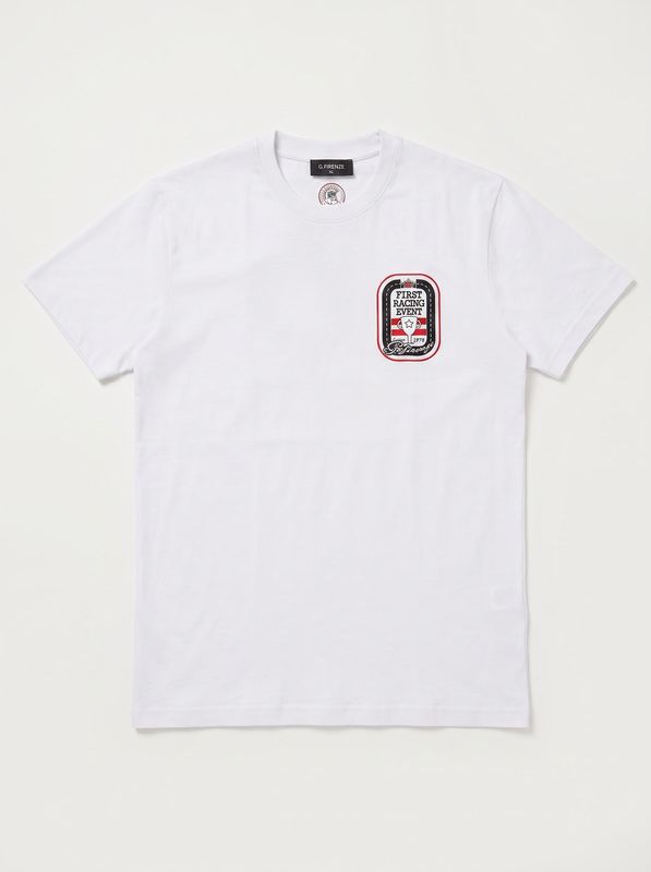 1. Logo T-shirt White G2 Firenze champion