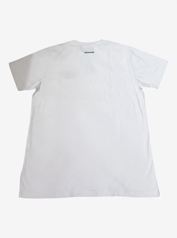 2. T-shirt logata Bianco G2 Firenze summer lovers