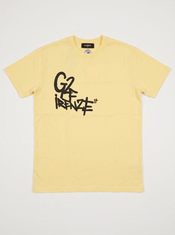 1. Logo T-shirt Yellow G2 Firenze graphic