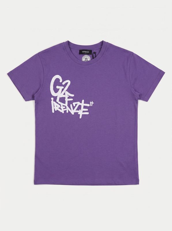 1. Logo T-shirt Viola G2 Firenze graphic