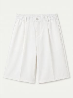 1. Bermuda in tessuto Bianco