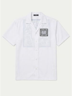 1. Camicia logata Panna