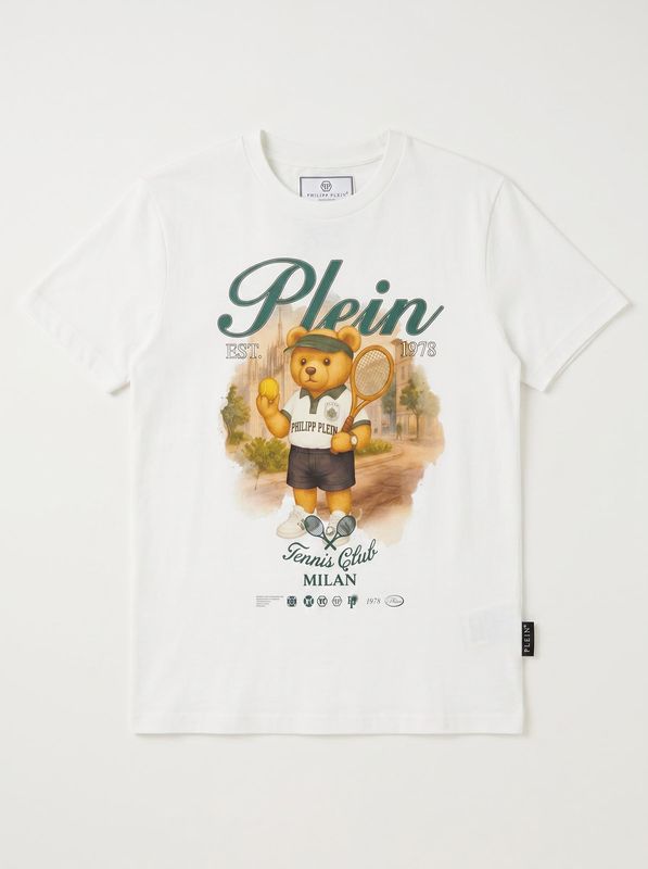 T-shirt con stampa Panna Philipp Plein