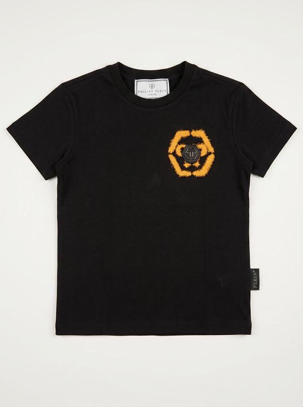 T-shirt logata Nero Philipp Plein