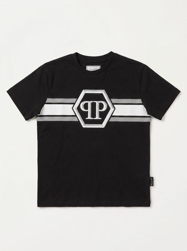 T-shirt logata Nero Philipp Plein