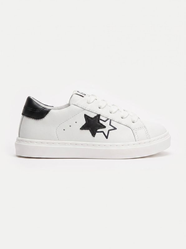 1. Sneakers logata Bianco-Blu 2Star 2sb3444