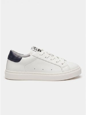 2. Sneakers logata Bianco-Blu