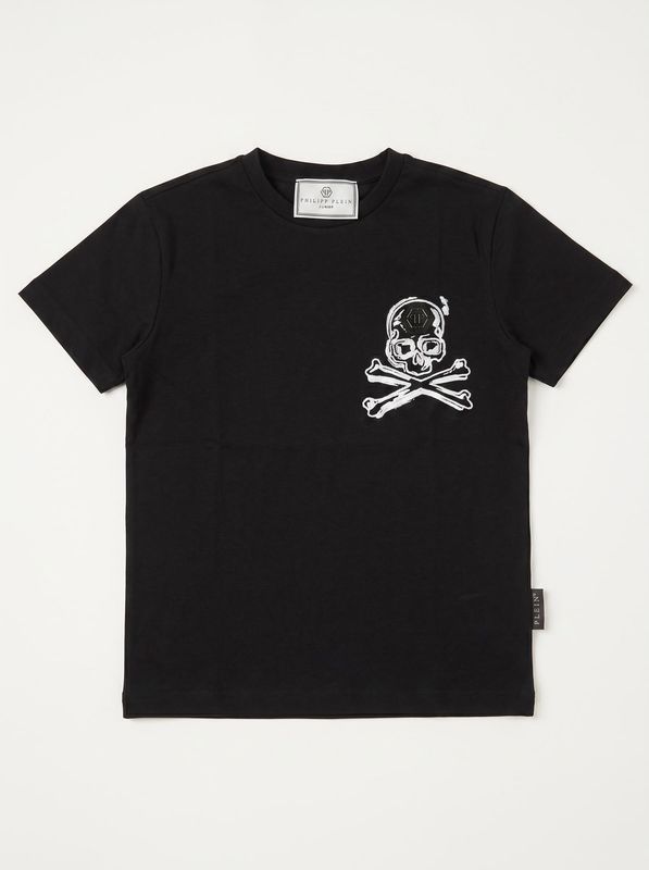 T-shirt logata Nero Philipp Plein
