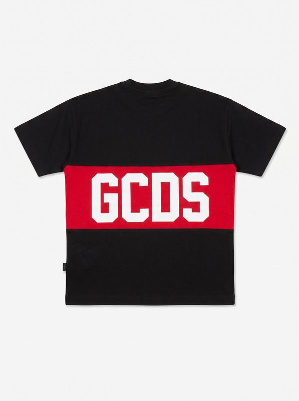 2. T-shirt con logo centrale Nero GCDS zoujqc585