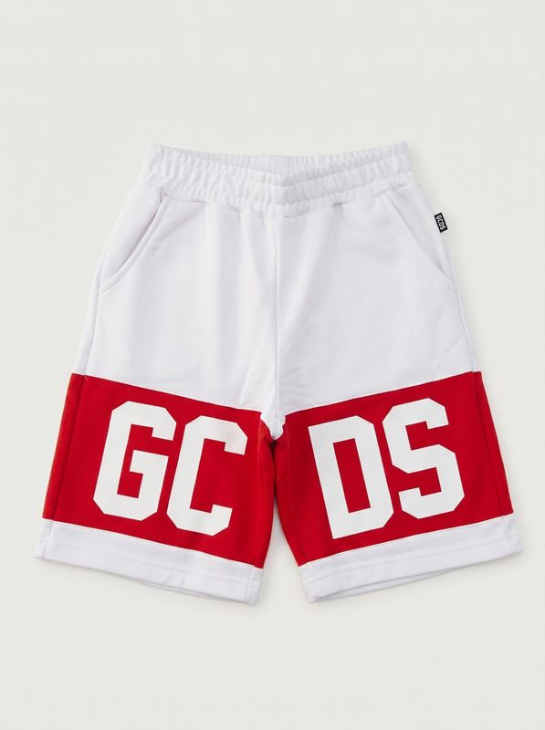 Logo Bermuda shorts White GCDS