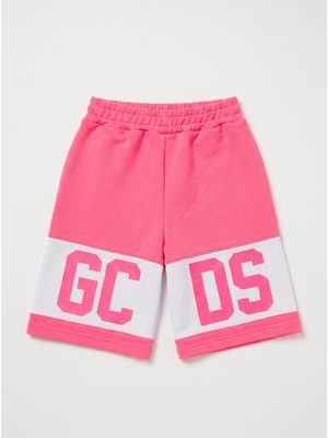 2. Bermuda logato Fuxia Fluo