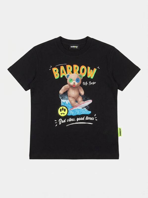 1. T-shirt logata Nero Barrow bkjuth239