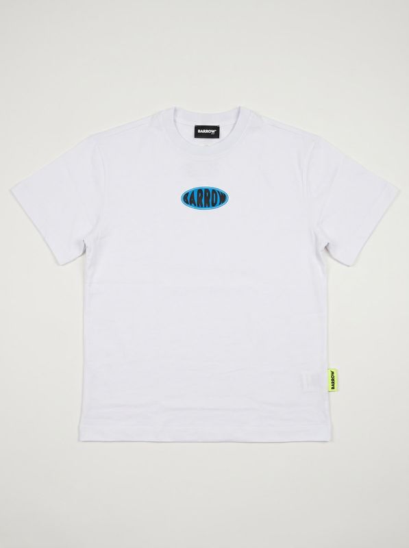 T-shirt with central logo White Barrow