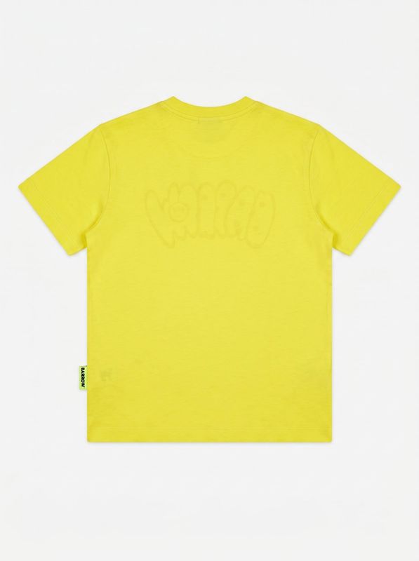 2. T-shirt logata Giallo Barrow bkjgth063
