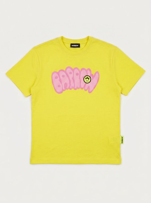 Logo T-shirt Yellow Barrow