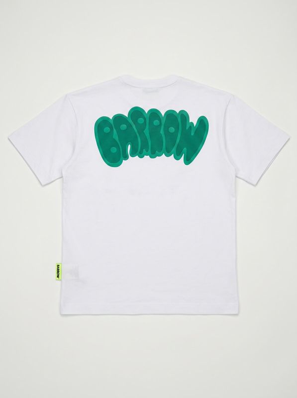 2. T-shirt logata Bianco Barrow bkjuth007