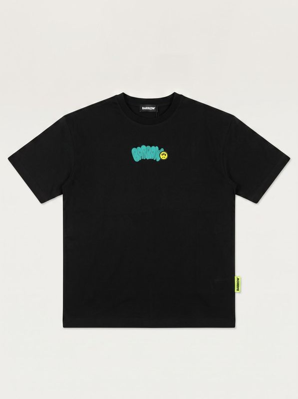 1. T-shirt logata Nero Barrow bkjuth007
