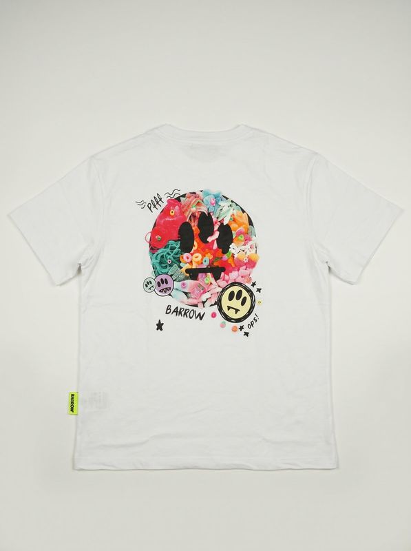 2. T-shirt logata Bianco Barrow bkjgth176