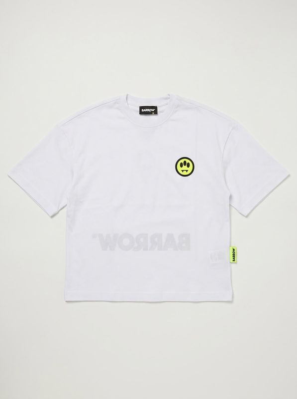 T-shirt with side logo White Barrow