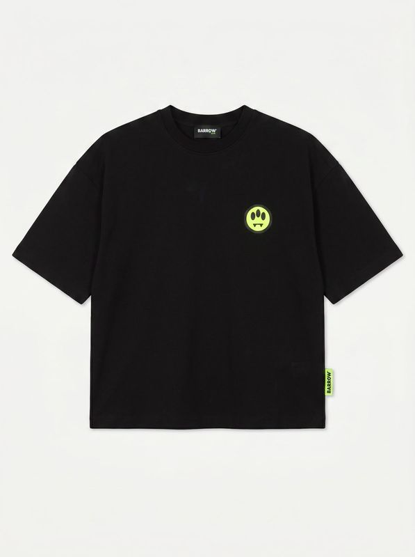 T-shirt with side logo Black Barrow