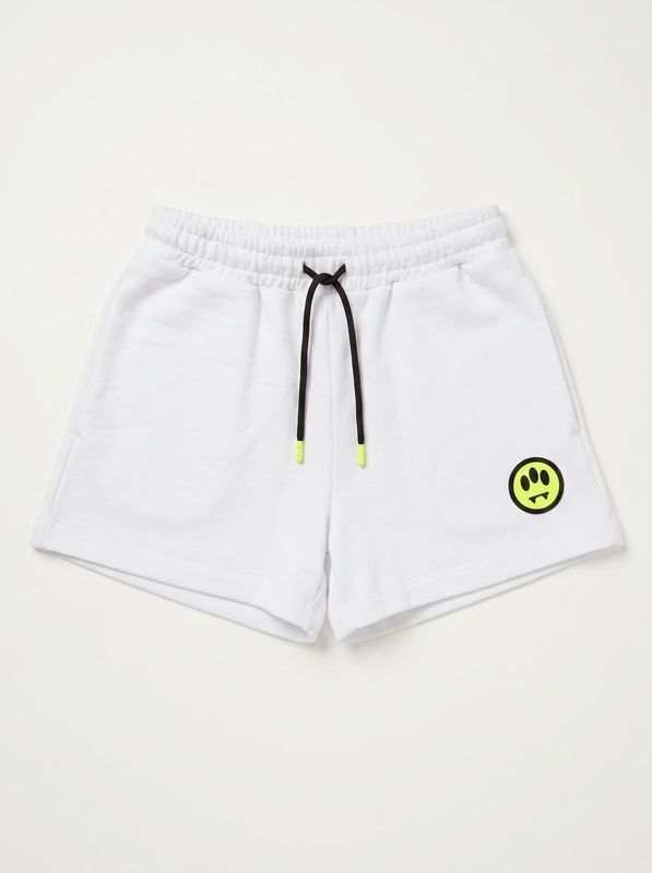 Shorts with side logo White Barrow
