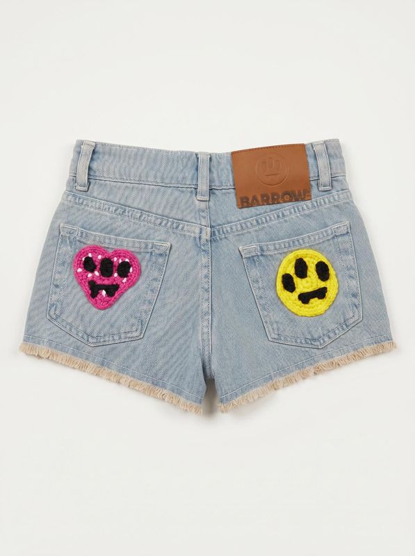 2. Shorts with logo button Jeans Barrow bkjgsh113