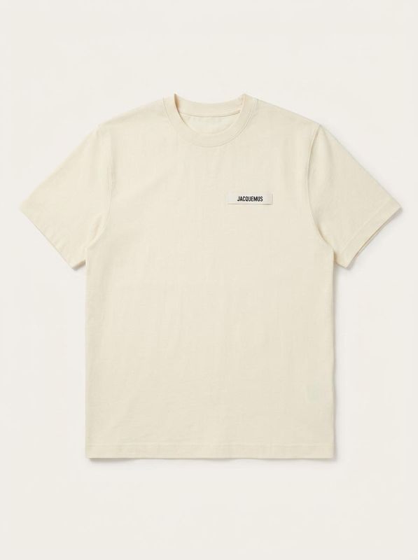 Solid color T-shirt Beige Jacquemus