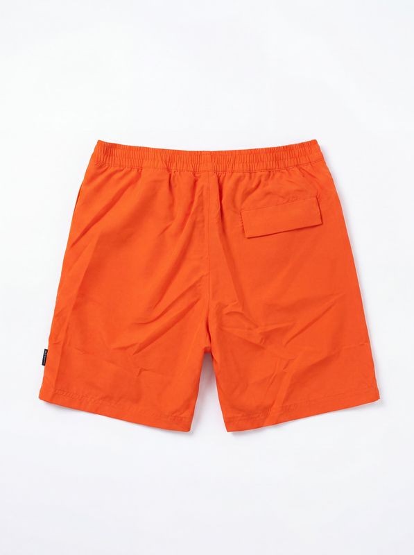 2. Costume mare tinta unita con logo laterale Arancio Palm Angels pbfd003s26fab001