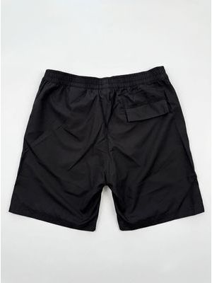 2. PALM ANGELS solid color swimwear with side logo Black