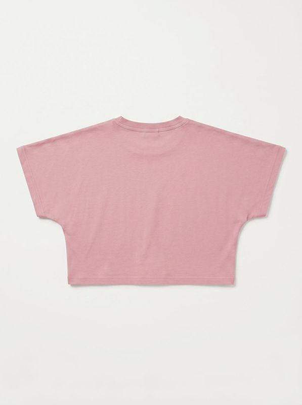 2. T-shirt crop Rosa Disclaimer k58905