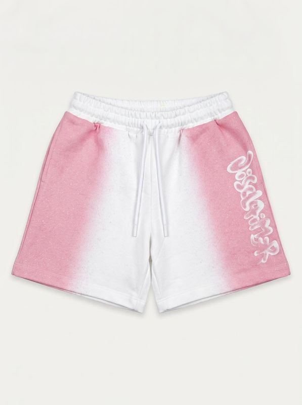 Shorts con stampa Bianco Disclaimer