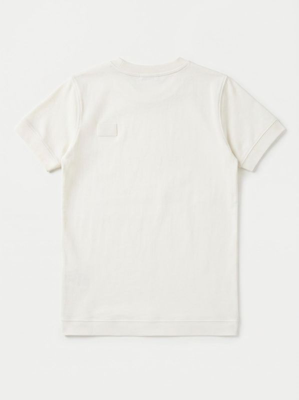 2. T-shirt unica tinta con logo laterale Bianco Soldier solb.02.