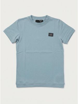 1. T-shirt unica tinta con logo laterale Tiffany