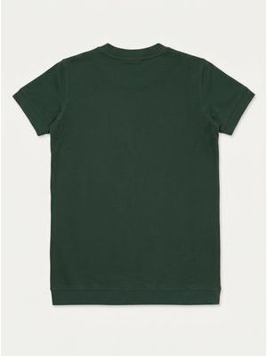 2. T-shirt unica tinta con logo laterale Verde