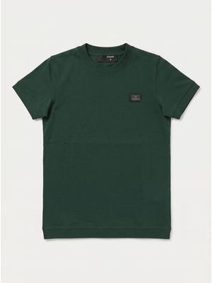 1. T-shirt unica tinta con logo laterale Verde