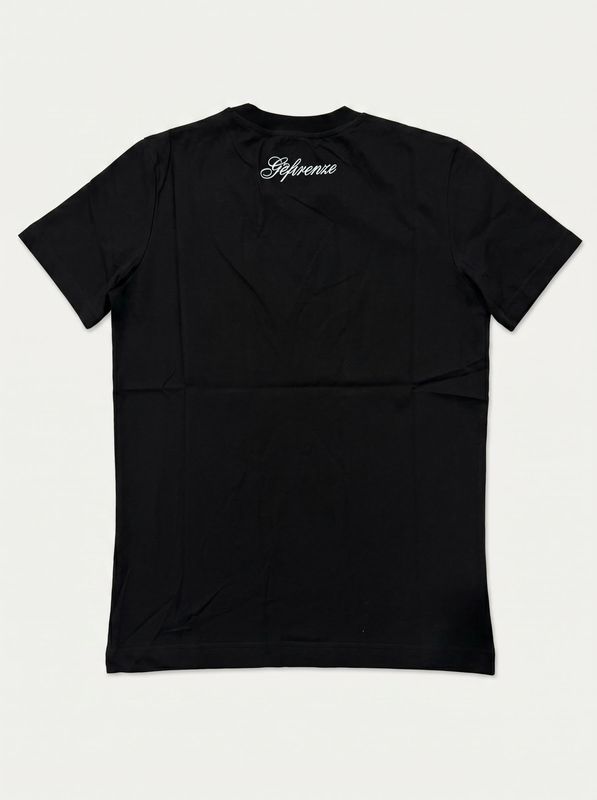 2. T-shirt logata Nero G2 Firenze letters