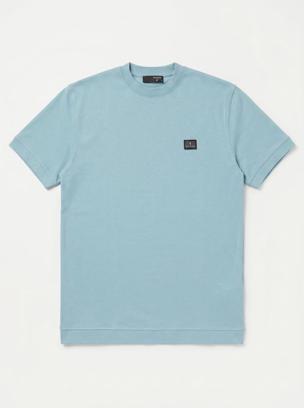 One-color T-shirt with embossed side logo Tiffany Soldier